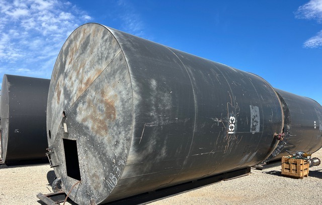 Tanque frac CIP 63.600 L (400 bbl) sobre patín — Colorado, EE.UU.