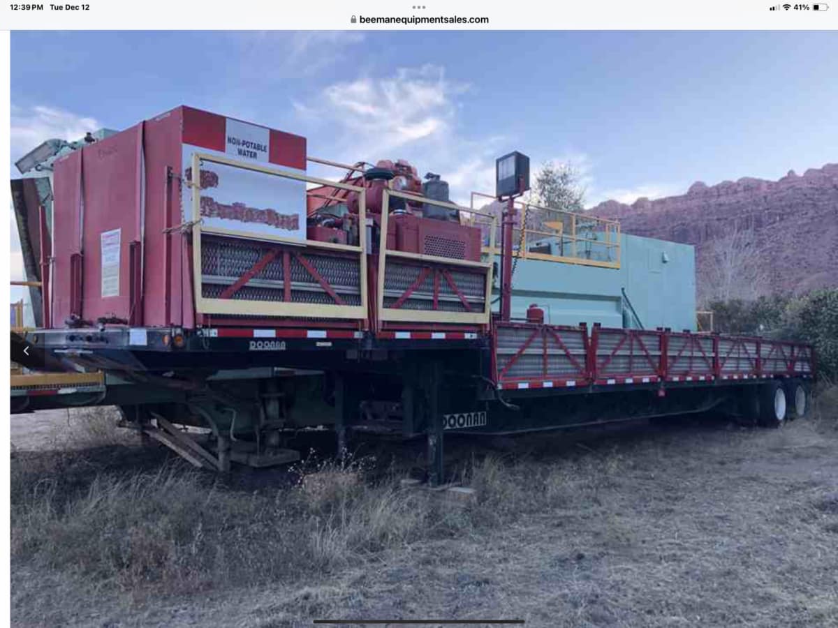 x2 2005 Doonan Stepdeck Trailer