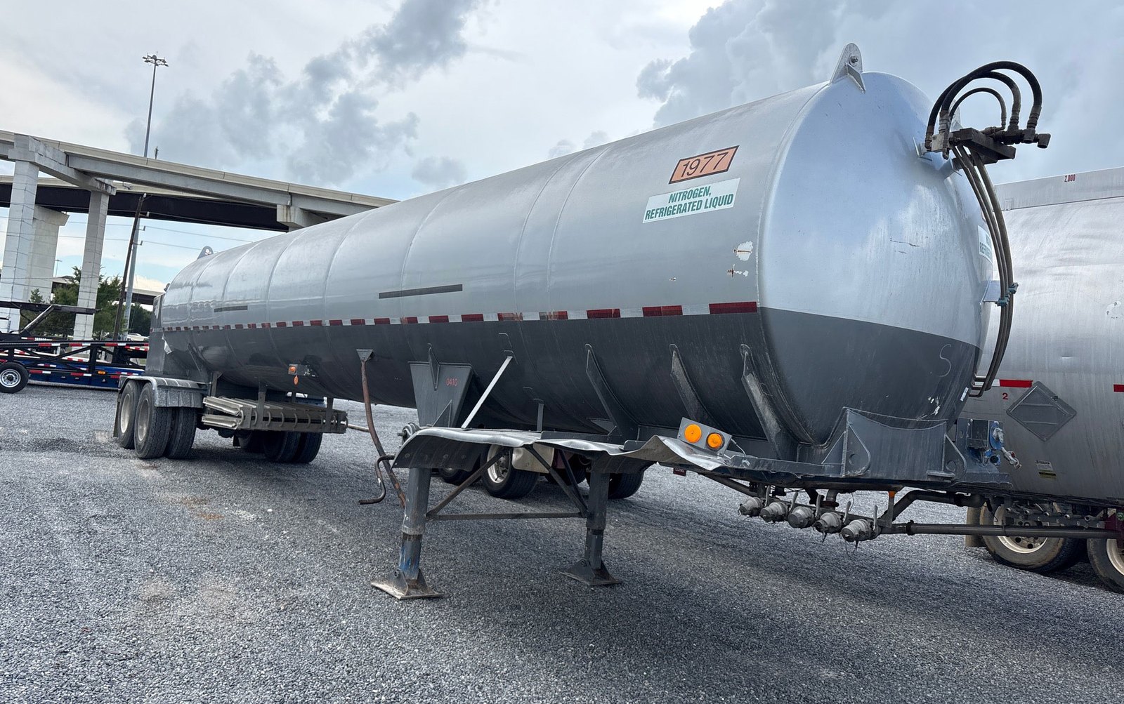 Tráiler de nitrógeno líquido CVA Princess 7,075 gal (26,782 L) – 2007, dos ejes — Equipos oil & gas