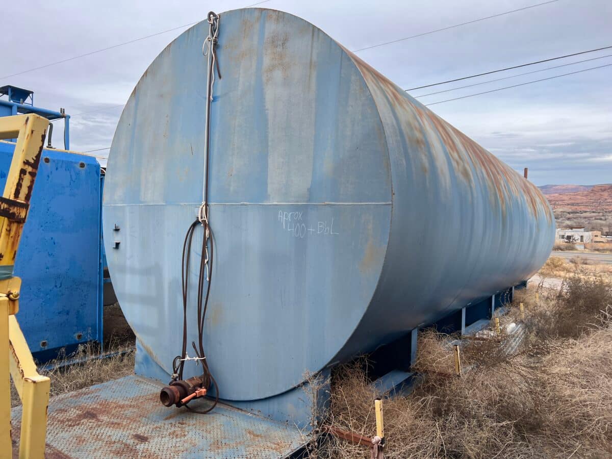 400 BBL / 16,800 Gallons Water Storage Tank