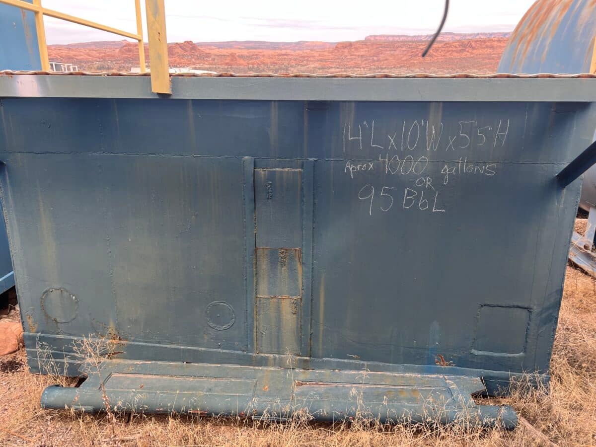95 BBL Mud Mixing Tank