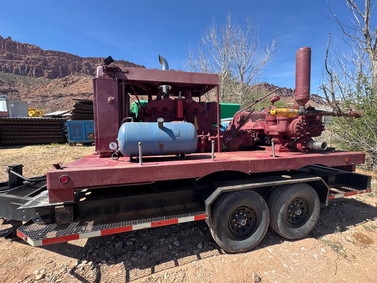 5" x 8" GASO Duplex Mud Pump